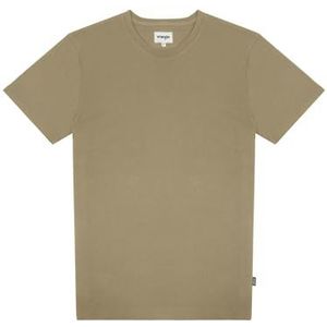 Wrangler - W7g9dhx45 - T-shirt - Olijfgroen - 2 Eenheden