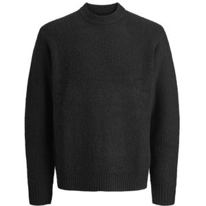 JACK & JONES Joryork Ollie Knit Crew Neck, zwart, XS