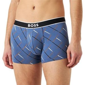 BOSS Heren Boxer onderbroek Shorts Trunk 24 Print, Open Blue480, S