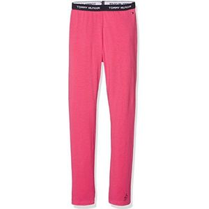 Tommy Hilfiger AME M Solid Legging Shorts voor meisjes, roze (Fandango Pink), 152 cm