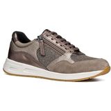 Geox D Bulmya B Sneakers voor dames, Taupe Dk Beige, 37 EU