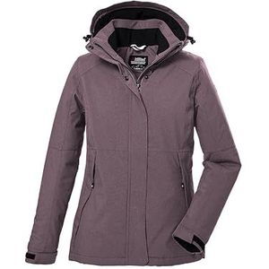 killtec Kow 37 WMN JCKT, 39702-000, functionele jas voor dames, outdoorjas met afritsbare capuchon, kleur malve, maat 46