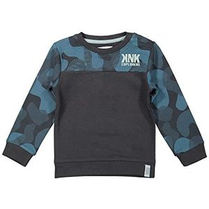 Koko Noko Jongens sweater, dark grey, 0 maanden