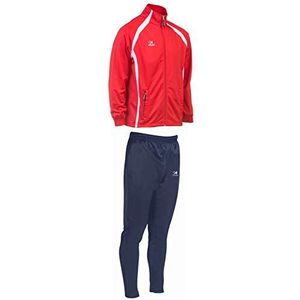 Asioka 81/09 trainingspak voor heren, rood/marineblauw, maat M