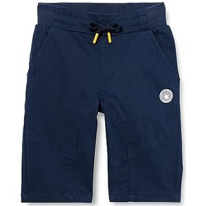 Sigikid Bermuda shorts van biologisch katoen voor mini-jongens in de maten 98 tot 128, Donkerblauw/Gabardine, 104 cm