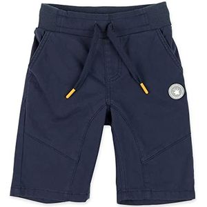 Sigikid Bermuda shorts van biologisch katoen voor mini-jongens in de maten 98 tot 128, Donkerblauw/Gabardine, 104 cm