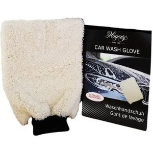 Hagerty Car Wash Glove - Premium autowashandschoen van microvezels - autospons met hoge zuigkracht - zachte en pluisvrije microvezelhandschoen - A118032, zwart, één maat