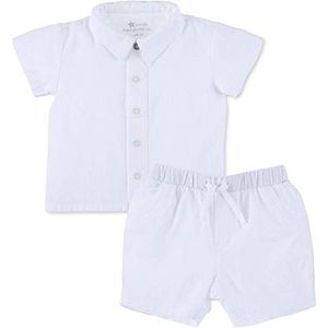 Sterntaler Baby-jongens kinderpyjama's, wit, 68 cm