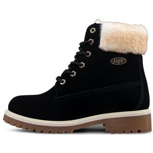 Lugz Vrouwen Konvooi Faux Bont Fashion Boot, Zwart Crème Gum, 37 EU