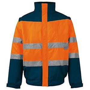 Velilla - Jas A/V gevoerd 161 voor heren, marineblauw-oranje, AV L, oranje neon/marineblauw, L