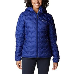 Columbia Delta Ridge Down Hooded Jacket Donsjack met capuchon dames, Dark Sapphire, XS