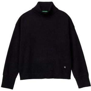 United Colors of Benetton Fietsshirt M/L, Zwart, 170 cm