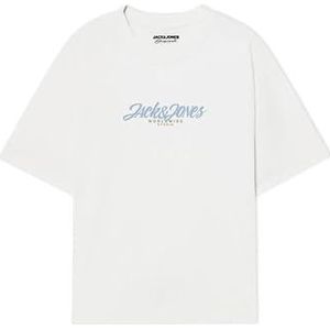 Jack & Jones Junior - Shirt - Lichtblauw - Ronde Hals - Logoprint