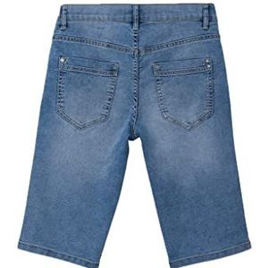 s.Oliver Jongens Jeans Bermuda, Fit Seattle, blauw, 140 cm