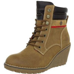 s.Oliver Casual 5-5-25237-39 dames fashion halve laarzen & enkellaarsjes, Braun Camel 310, 37 EU