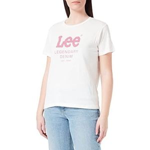 Lee Dames Legendary Denim Tee T-shirt, ecru, Small, ecru, S