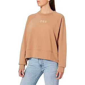 BOSS C_elia_Gold Sweatshirt voor dames, Licht/pastel Brown235, S