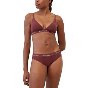 Marc O'Polo Body & Beach Dames W-Highwaist Slip, Bordeaux, M