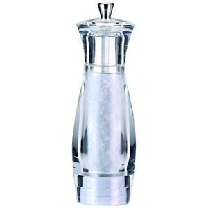 Tescoma zoutmolen, glas, transparant/zilver, 6 x 5,6 x 19,3 cm