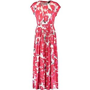 Taifun Dames 381304-16125 jurk, roze kussen met patroon, 44, Rose Kiss patroon, 44