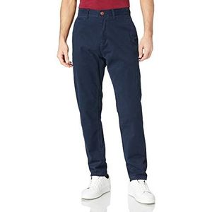 Superdry Heren Core Slim Chino Pants, Core Marineblauw, 36W x 32L
