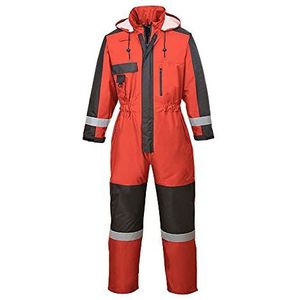 Portwest S585 Winteroverall, Rood, Normaal, Grootte L