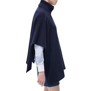 Caroll Poncho voor dames, Marineblauw, One Size