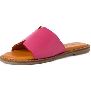 Tamaris - Slippers - Pink - Leer - Brede Bandage