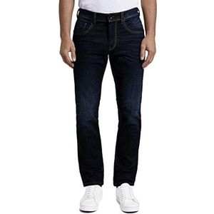 TOM TAILOR Mannen jeans 202212 Marvin Straight, 10282 - Dark Stone Wash Denim, 32W / 32L