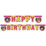 Procos 86564 - slinger ""Happy Birthday Masha en beer, 2,4 m, meerkleurig