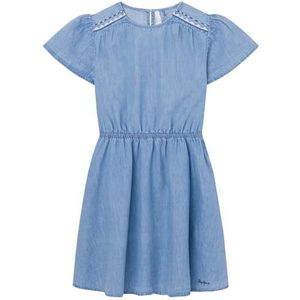 Pepe Jeans Quincy Jeans voor meisjes, blauw (Chambray Blue), 10 Jaar