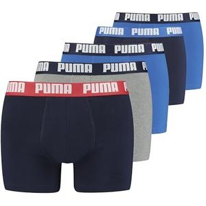 PUMA Herenboxershort ondergoed (set van 5), blauw/grijs, S