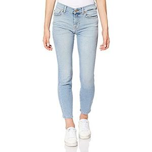 7 For All Mankind Roxanne Ankle Luxe Vintage Bright Side Jeans voor dames, lichtblauw, 24W x 30L