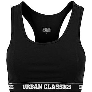 Urban Classics - Bralette - Zwart - Katoen/Elasthan
