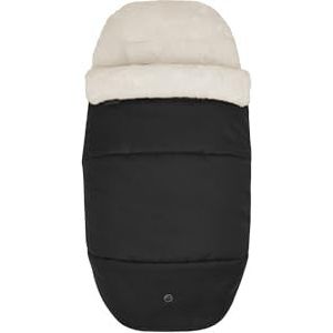 Maxi-Cosi 2 in 1 Voetenzak - Zwart - Teddystof en Eco Care-stoffen