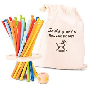 New Classic Toys 10806 Houten Pick Up Sticks Game Educatieve Kleur Perceptie Speelgoed Voor Peuters Jongens Meisjes