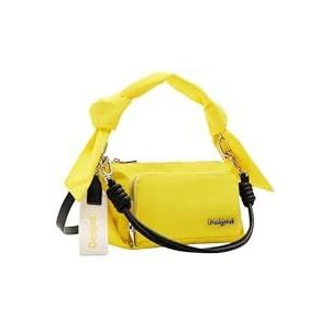 Desigual Women's PRIORI Urus Accessories Nylon Across Body Bag, Yellow, geel