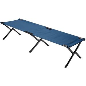 Grand Canyon Topaz Camping Bed L, opvouwbaar campingbed van aluminium, inklapbaar veldbed voor buiten, donkerblauw (blauw)