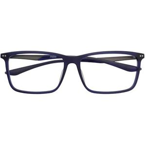 Puma INTNL PU0096O-010 56 Acetaat Optical Frame, Mat Ruthenium/Mat Transparant Blauw, Mat Ruthenium/mat transparant blauw, 56