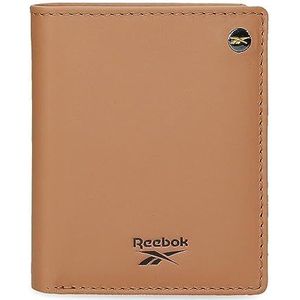 Reebok Switch Verticale portemonnee met portemonnee, bruin, 8,5 x 10,5 x 1 cm leer, Bruin, Eén maat, Verticale portemonnee met portemonnee