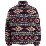 JACK & JONES Joreddie Teddy Half Zip Hn T25, navy blazer, S