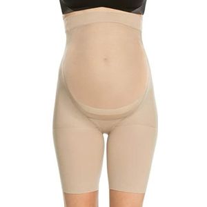 Spanx Dames Power Mama Maternity Mid-Tigh Shaper vormende top, beige (Bare 000), 36