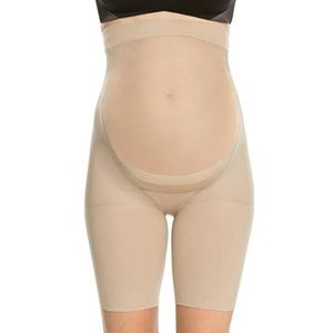 Spanx Dames Power Mama Maternity Mid-Tigh Shaper vormende top, beige (Bare 000), 42