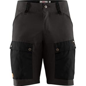 Fjällräven - Keb Shorts - Grijs/Zwart - 65% Polyester, 35% Katoen