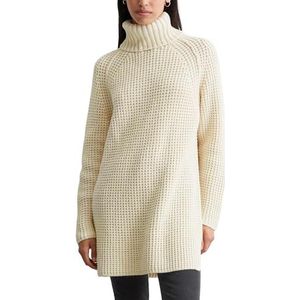 Marc O'Polo Denim gebreide damestrui, lang met XL-rolkraag, beige, XXS