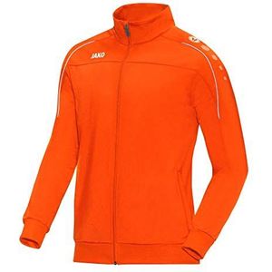 JAKO - Polyesterjas Classico, Uniseks-Volwassene, Neon-Oranje, L