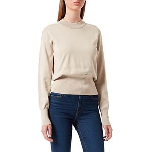 Minus Amelina gebreide trui voor dames, feather grey, XS