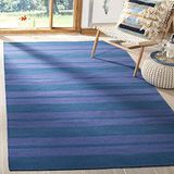 Safavieh Dhurrie tapijt, DHU203 modern 160 x 230 cm Türkis Blau/Lavendel