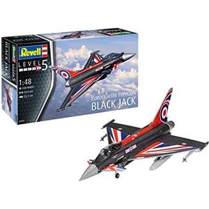 Revell 03820 Eurofighter Typhoon ""Black Jack"" Schaal 1:48 Ongebouwd/Ongelakt Plastic Model Kit