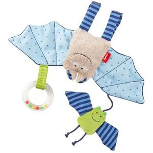 SIGIKID 41013 Hanger vleermuis Urban meisjes en jongens babyspeelgoed aanbevolen vanaf de geboorte blauw